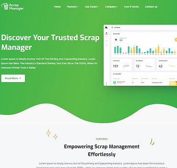 Recyclers Website Screenshot